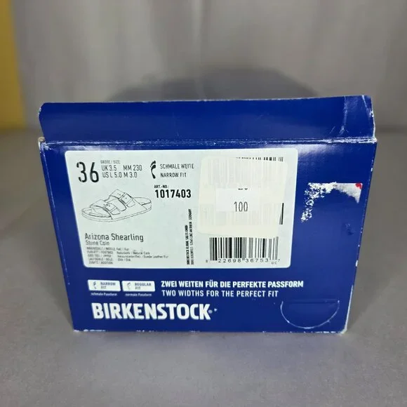 Birkenstock Women's Arizona Shearling Sandals Size 36 / 5 Narrow - Picture 6 of 6